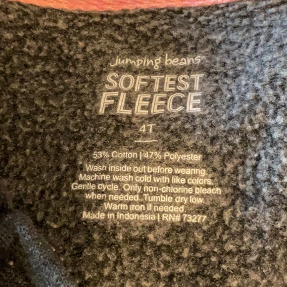 Jumping Beans Black Patterned Hoodie Sweatshirt - Picture 4 of 4